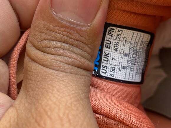 Hoka Women's Clifton 8 Running Shoes Sun Baked Shell Coral Size 8.5 - Picture 7 of 7